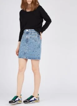 American Vintage SONOMA - Black Fine Boat-neck Cotton Sweatshirt -Morganmai Store 2284098