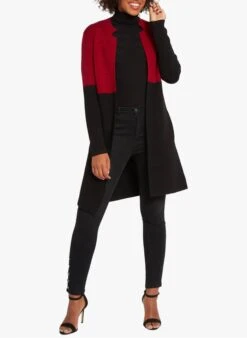 MORGAN Red Open Cardigan -Morganmai Store 2669179