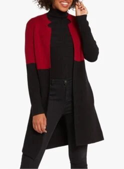 MORGAN Red Open Cardigan