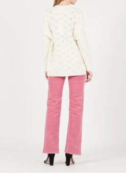 MAISON 123 Blue Cotton V-neck Lace Detail Tank Top -Morganmai Store 2900813