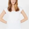 MAISON 123 FASHION - White Round-neck Cotton T-shirt