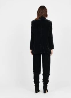 Please Brown Ribbed Lurex Tank Top -Morganmai Store 3805217