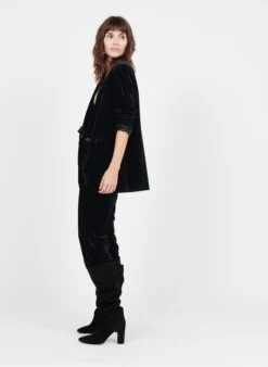 Please Brown Ribbed Lurex Tank Top -Morganmai Store 3805218