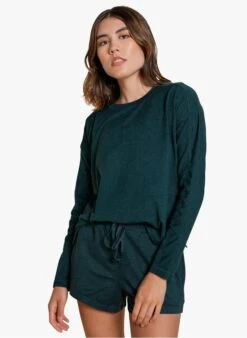 Girlfriend Collective RESET - Grey ReSet Long-sleeved Sports T-shirt