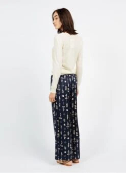 Beige Cotton-blend Cardigan -Morganmai Store 3969574