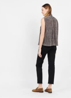 Ikks Golden Lurex Tank Top -Morganmai Store 3972178