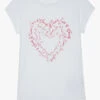 Zadig & Voltaire SKINNY - White Printed Cotton T-shirt