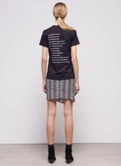 THE KOOPLES Black Screen-printed Cotton T-shirt -Morganmai Store 3983884