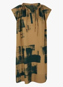 Soeur TELLA - Multicolored Short Printed Cotton Poplin Dress -Morganmai Store 3984872