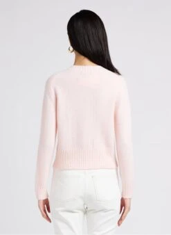Soeur LYNE - Pink Cropped Buttoned Cardigan -Morganmai Store 4009842