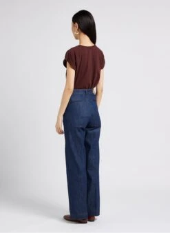 Soeur VALENTINA - Round-neck Cotton-blend T-shirt With Screen Print -Morganmai Store 4009959