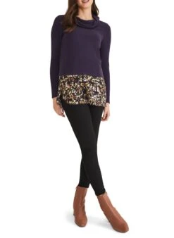 HEILEY - Green Viscose Cowl-neck Top -Morganmai Store 4021721