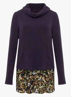 HEILEY - Green Viscose Cowl-neck Top -Morganmai Store 4021767