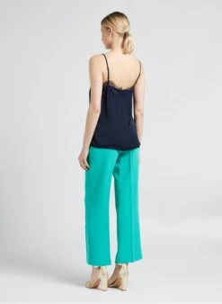 Vila Blue Lace V-neck Camisole -Morganmai Store 4022468