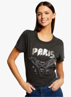 MORGAN DPACA - Grey Cotton T-shirt