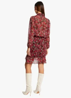 MORGAN CHIC - Multicolored Long-sleeved Floral Print Shirt -Morganmai Store 4031647