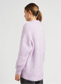 American Vintage FOUBAY - Purple Loose-fit Alpaca-blend Cardigan 14 American Vintage FOUBAY - Purple Loose-fit Alpaca-blend Cardigan -Morganmai Store 4043518