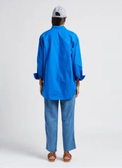 Maison Labiche POPINCOURT LA FLEMME - White Organic Cotton Round Neck T-shirt With La Flemme Embroidery -Morganmai Store 4047331