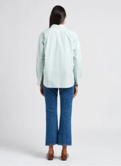 Maison Labiche POPINCOURT LA FLEMME - White Organic Cotton Round Neck T-shirt With La Flemme Embroidery -Morganmai Store 4047392