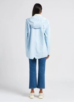 Maison Labiche POPINCOURT LA FLEMME - White Organic Cotton Round Neck T-shirt With La Flemme Embroidery -Morganmai Store 4047401