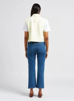 Maison Labiche POPINCOURT LA FLEMME - White Organic Cotton Round Neck T-shirt With La Flemme Embroidery -Morganmai Store 4047405