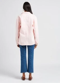 Maison Labiche POPINCOURT LA FLEMME - White Organic Cotton Round Neck T-shirt With La Flemme Embroidery -Morganmai Store 4047468