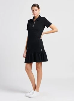 PAUL SMITH Black Short Cotton Polo Dress -Morganmai Store 4048080