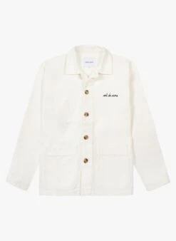 Maison Labiche SEBASTO ART DE VIVRE - White Cotton Shirt With Classic Collar -Morganmai Store 4051444