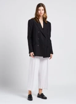 IRO POSALA - Black Strappy V-neck Top -Morganmai Store 4058557