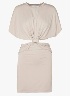 IRO KIMIME - Beige Short T-shirt Dress -Morganmai Store 4059696