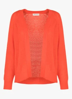 FLAVY - Red Alpaca-blend Cardigan -Morganmai Store 4059741