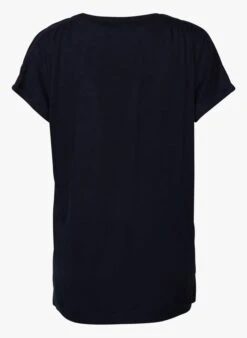 ESPRIT Blue Viscose Henley Top -Morganmai Store 4060190