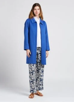 AUXANE - White Cotton Poplin Shirt With Classic Collar -Morganmai Store 4072844