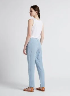 GERARD DAREL ARSENE - White Flowing Round-neck Tank Top -Morganmai Store 4089621