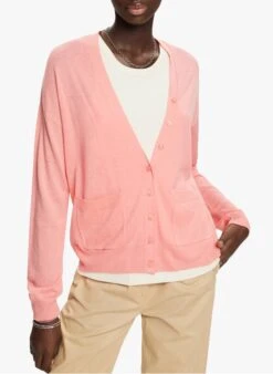 ESPRIT Pink Fine-knit Cardigan