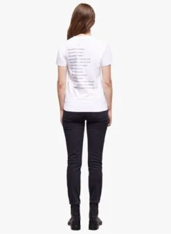 THE KOOPLES White Round-neck Printed Cotton T-shirt -Morganmai Store 4096419
