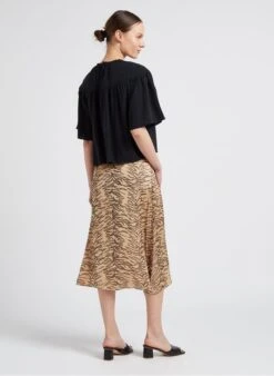 SEE U SOON Black Loose-fit Open-work Cotton Blouse -Morganmai Store 4099120