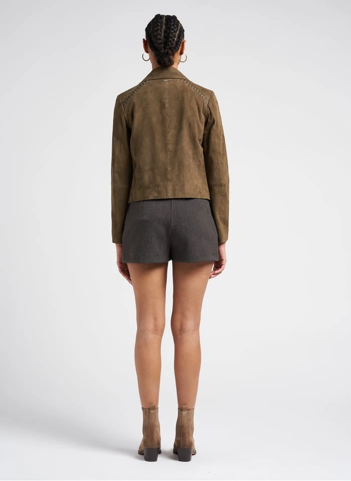 Ikks Green Leopard Print Linen-blend Top 6 Ikks Green Leopard Print Linen-blend Top - Image 6