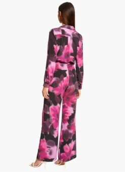 MORGAN CHARM - Multicolored Straight Abstract Print Shirt -Morganmai Store 4111729