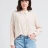 Sessun BOTAN - Striped Striped Shirt With Classic Collar