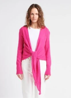 BOHÊME - Pink Open Cardigan