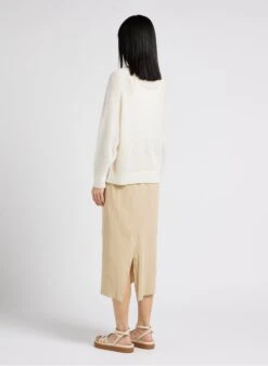 American Vintage ODYL - Beige Round-neck Tank Top With Spaghetti Straps -Morganmai Store 4121210