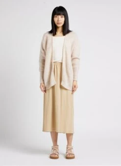 American Vintage ODYL - Beige Round-neck Tank Top With Spaghetti Straps -Morganmai Store 4121215