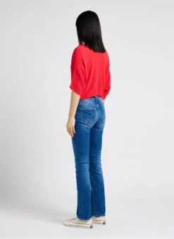 FLAMENCO - Red Open Cotton Bolero -Morganmai Store 4121596