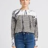 TAYC - Multicolored Round-neck Striped Cotton T-shirt