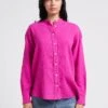Hartford CRISTAL - Pink Loose-fit Cotton Gauze Shirt