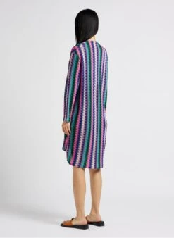 PENNYBLACK LAURO - Blue Striped Cardigan -Morganmai Store 4165131