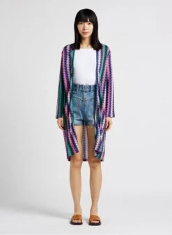 PENNYBLACK LAURO - Blue Striped Cardigan