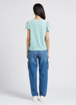 Whistles Multicolored Round-neck Striped Cotton T-shirt 9 Whistles Multicolored Round-neck Striped Cotton T-shirt -Morganmai Store 4179487