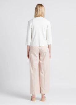 GERARD DAREL LEHA - White Mixed-knit Open Cardigan -Morganmai Store 4209740